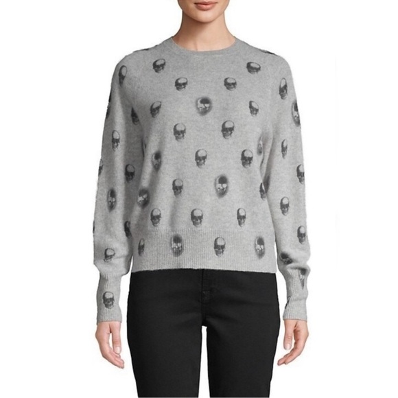 Skull Cashmere Sweater Size M - Picture 1 of 5